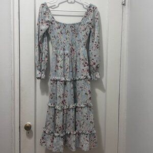 BCBGeneration blue floral dress